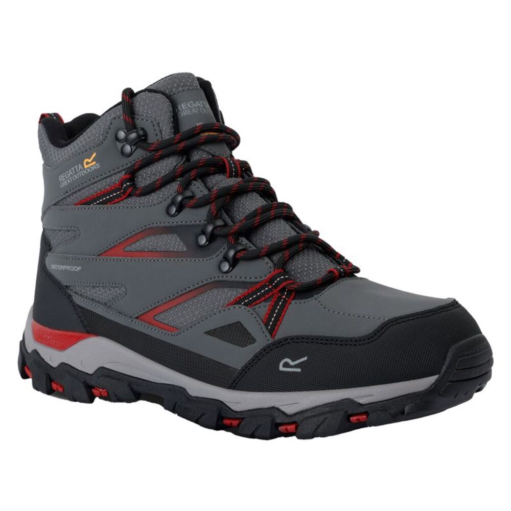 Regatta Mens Holcombe III Walking Boots / Briar/Rio Red